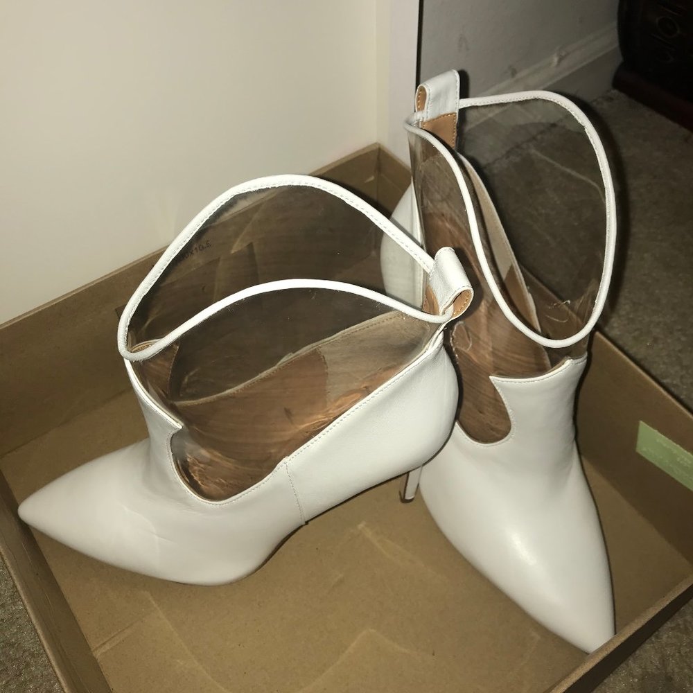 JS Periya fashion boot in bright white - 8M